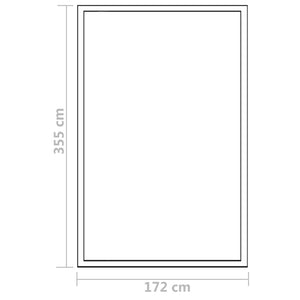 Θερμοκήπιο 362 x 190 x 195 εκ. 13,41 μ³ Αλουμινίου - Pakobazaar