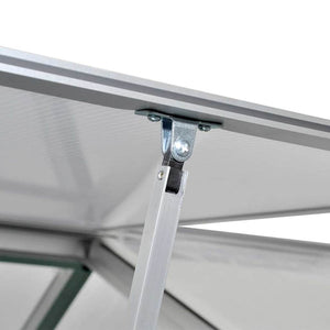 Θερμοκήπιο 481 x 250 x 195 εκ. 23,44 μ³ Αλουμινίου - Pakobazaar