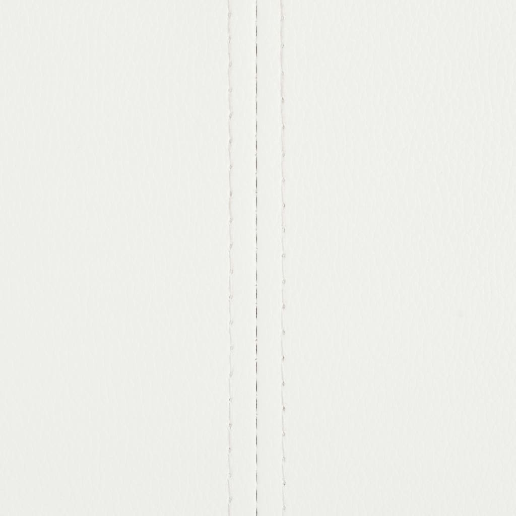 Καρέκλες Τραπεζαρίας «Πρόβολος» 6 τεμ. Λευκές Συνθετικό Δέρμα - PAKOBAZAAR