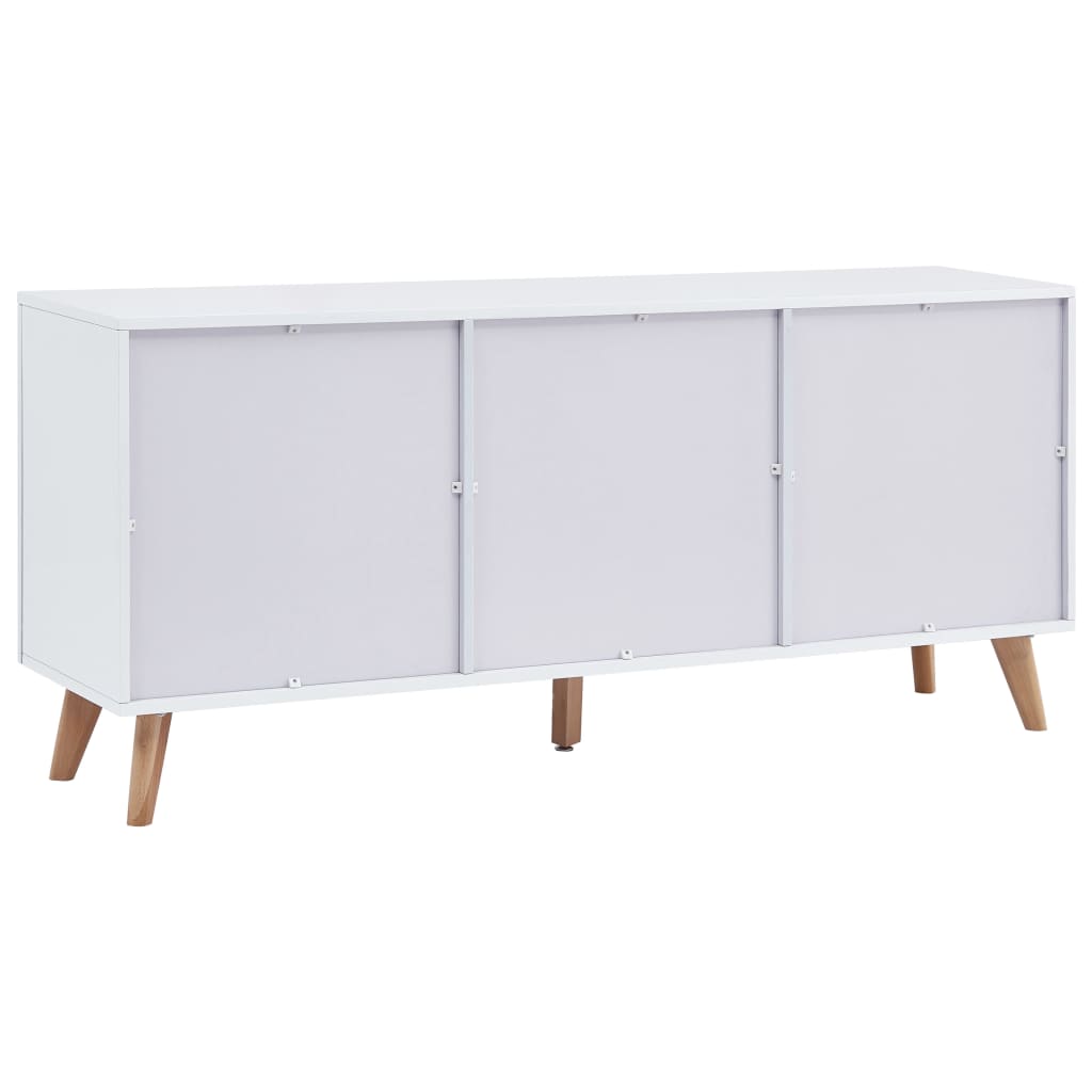 Μπουφές Λευκός 160 x 40 x 70 εκ. από MDF - Pakobazaar