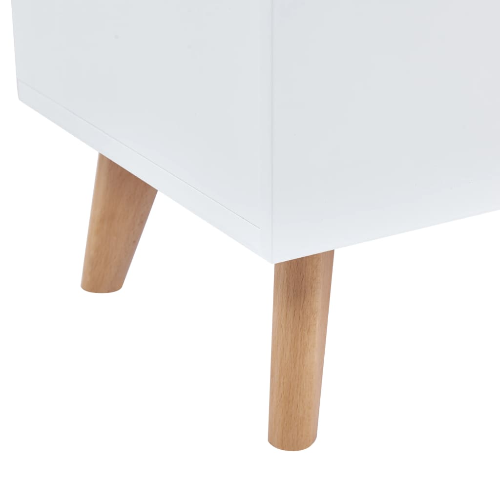 Μπουφές Λευκός 160 x 40 x 70 εκ. από MDF - Pakobazaar