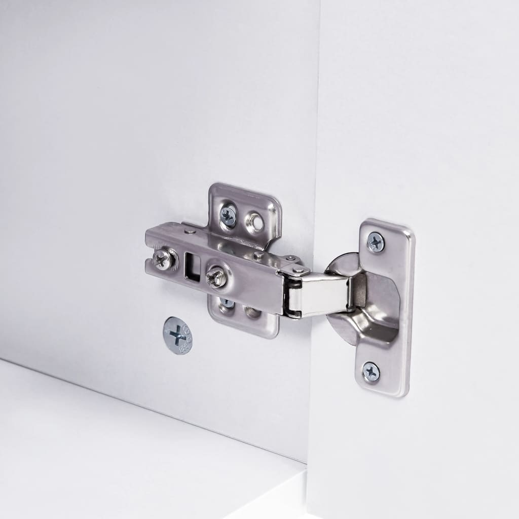 Μπουφές Λευκός 160 x 40 x 70 εκ. από MDF - Pakobazaar