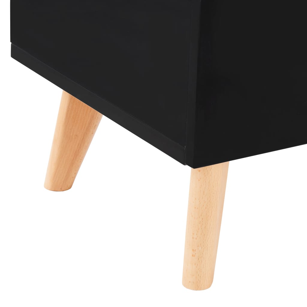 Μπουφές Μαύρος 160 x 40 x 70 εκ. από MDF - Pakobazaar