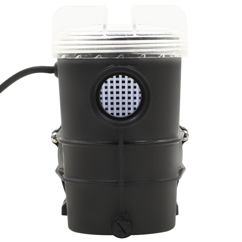 Αντλία Πισίνας με Χρονοδιακόπτη Μαύρη 0,25 HP 8000 Λίτρα / Ώρα - Pakobazaar