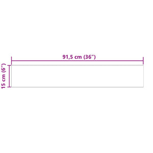 Αυτοκόλλητη Πλάκα Δαπέδου Φύση 32 pcs Καφέ 4,46 τ.μ. PVC - Pakobazaar