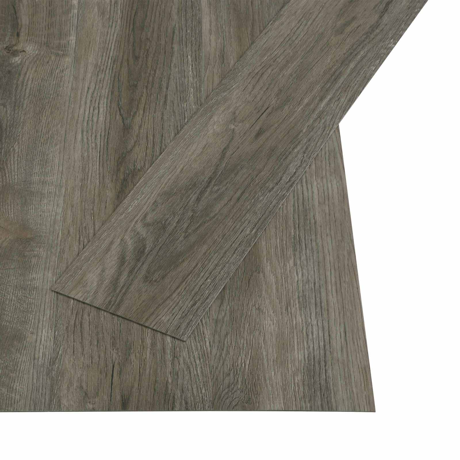 Αυτοκόλλητη Πλάκα Δαπέδου 32 pcs Γκρι και Καφέ 4,46 τ.μ. PVC - Pakobazaar