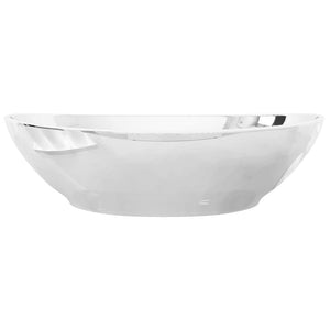 Νιπτήρας Ασημί 40 x 33 x 13,5 εκ. Κεραμικός - PAKOBAZAAR