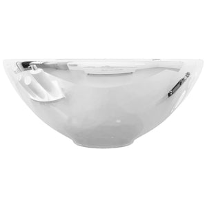 Νιπτήρας Ασημί 32,5 x 14 εκ. Κεραμικός - PAKOBAZAAR