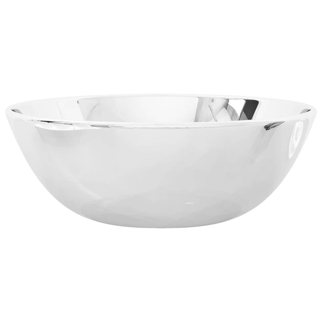 Νιπτήρας Ασημί 28 x 10 εκ. Κεραμικός - PAKOBAZAAR