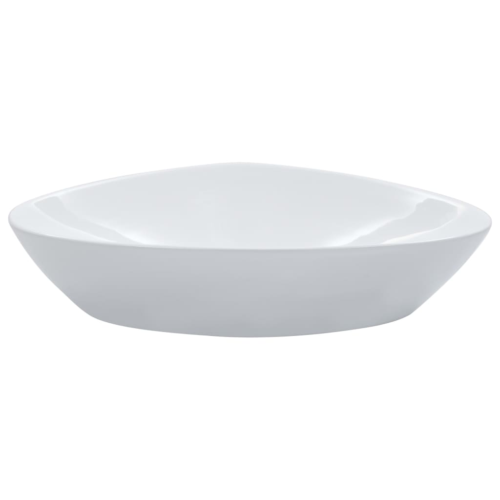 Νιπτήρας Λευκός 58,5 x 39 x 14 εκ. Κεραμικός - Pakobazaar