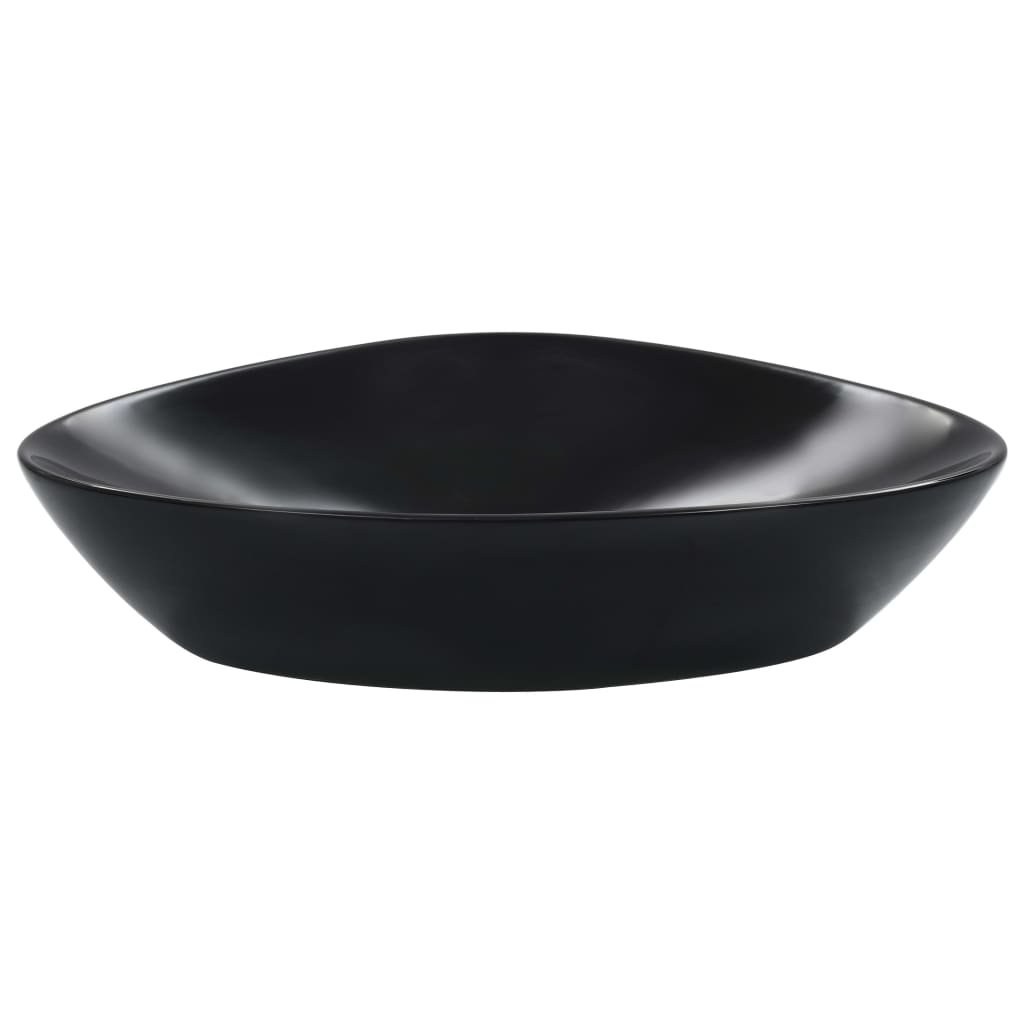 Νιπτήρας Μαύρος 58,5 x 39 x 14 εκ. Κεραμικός - PAKOBAZAAR
