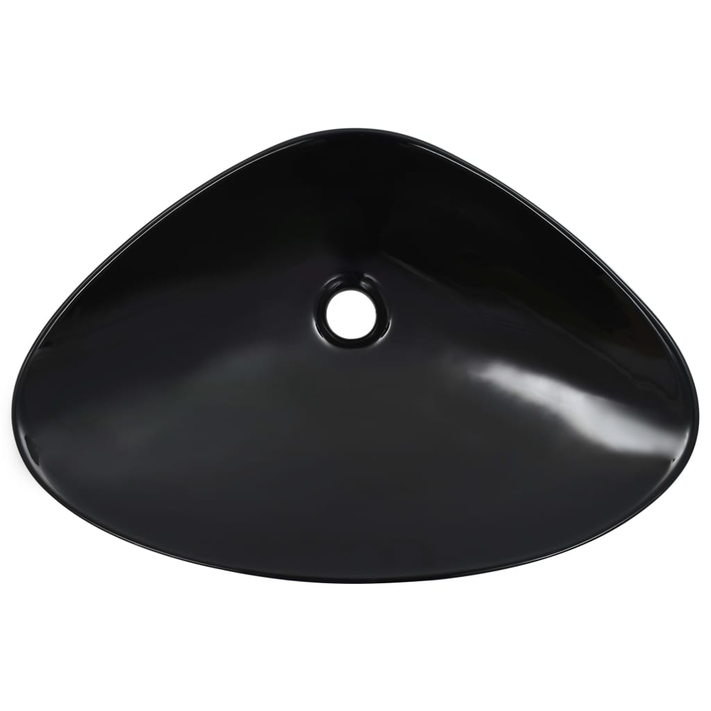 Νιπτήρας Μαύρος 58,5 x 39 x 14 εκ. Κεραμικός - PAKOBAZAAR