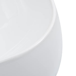Νιπτήρας Λευκός 44,5 x 39,5 x 14,5 εκ. Κεραμικός - PAKOBAZAAR