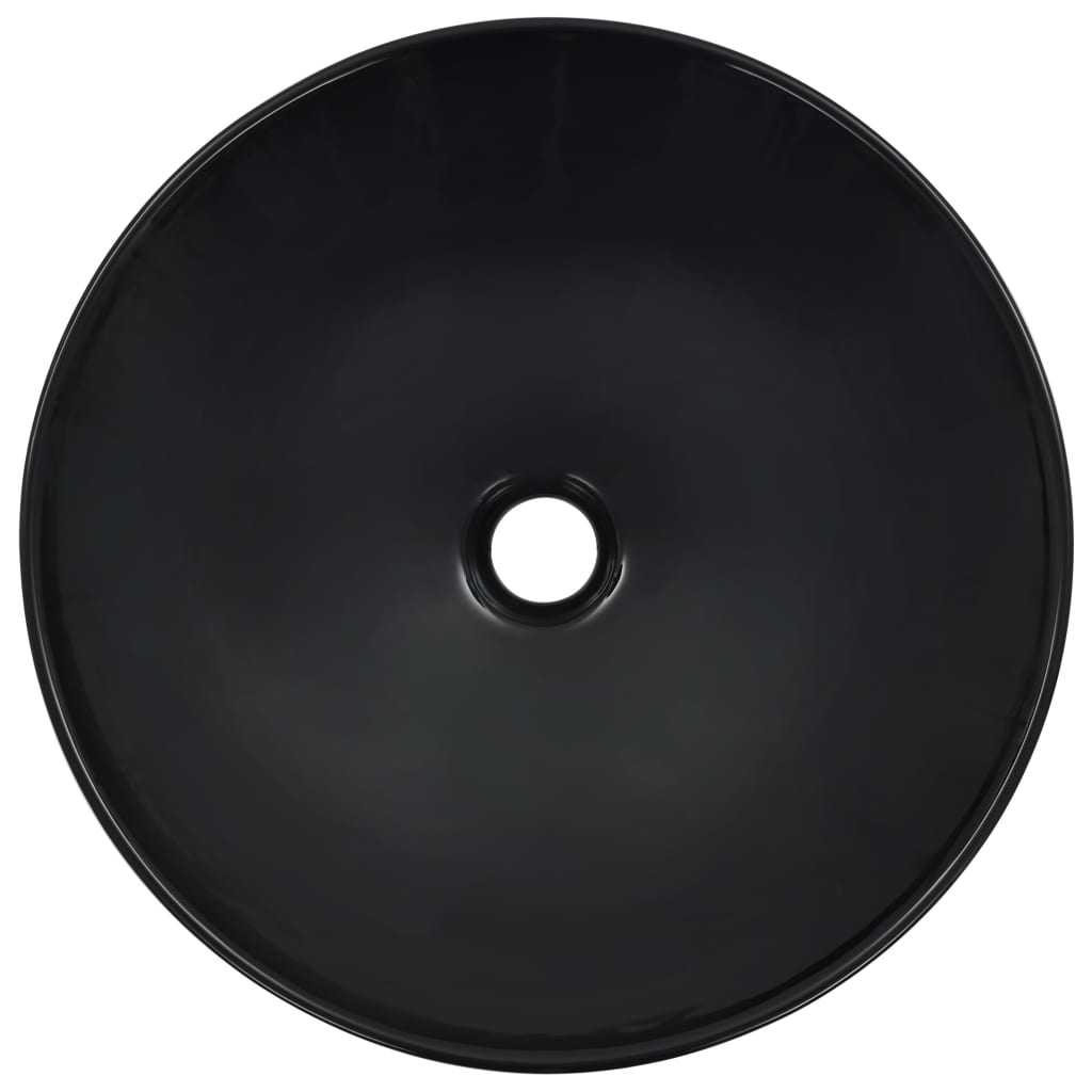 Νιπτήρας Μαύρος 41 x 12,5 εκ. Κεραμικός - PAKOBAZAAR