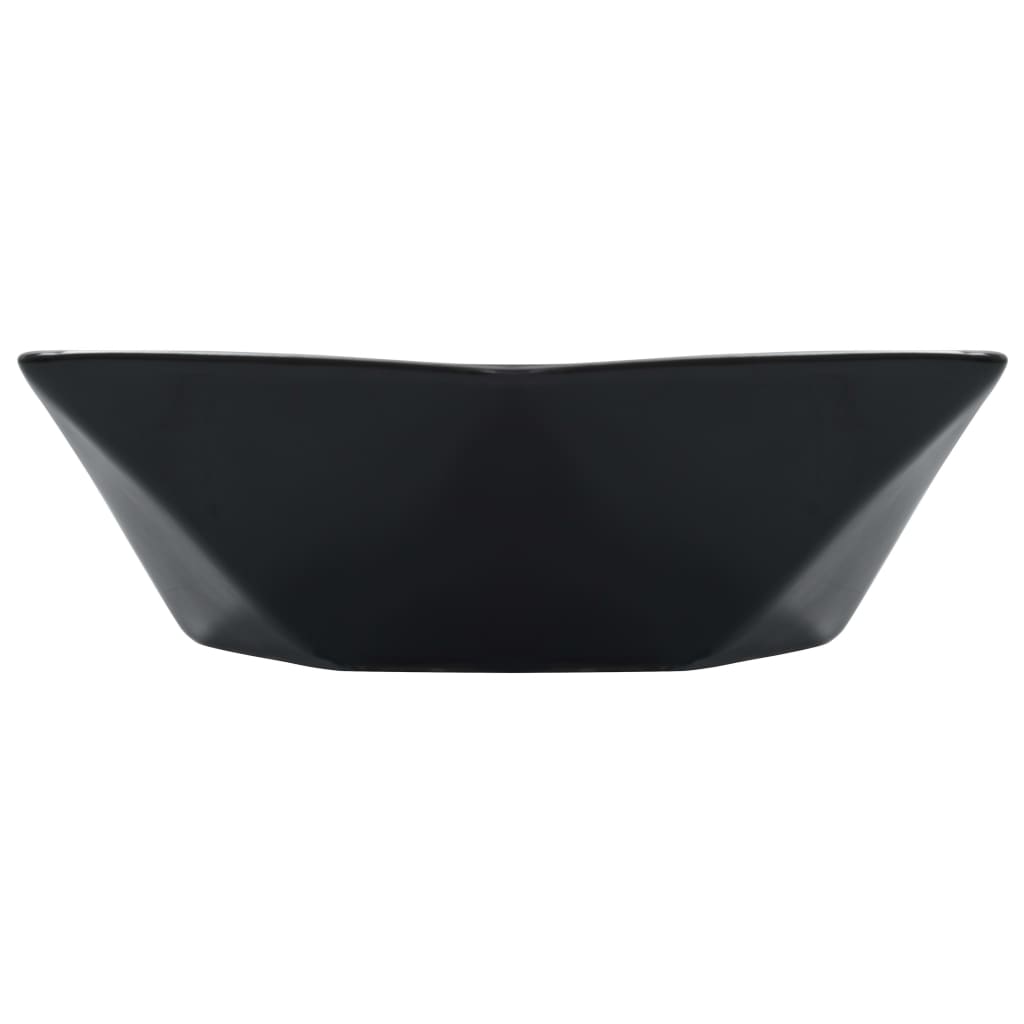 Νιπτήρας Μαύρος 41 x 36,5 x 12 εκ. Κεραμικός - PAKOBAZAAR