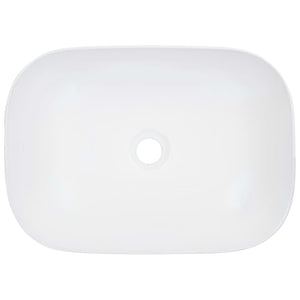 Νιπτήρας Λευκός 45,5 x 32 x 13 εκ. Κεραμικός - PAKOBAZAAR