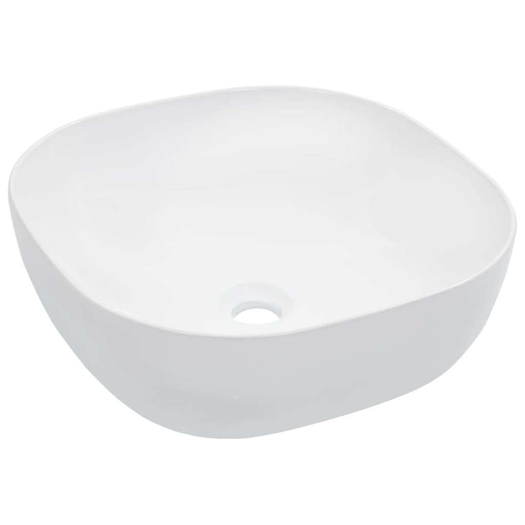 Νιπτήρας Λευκός 42,5 x 42,5 x 14,5 εκ. Κεραμικός - PAKOBAZAAR