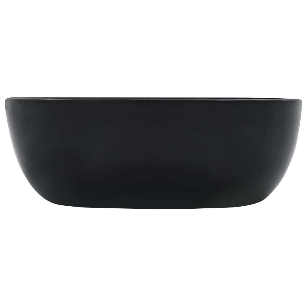 Νιπτήρας Μαύρος 42,5 x 42,5 x 14,5 εκ. Κεραμικός - PAKOBAZAAR