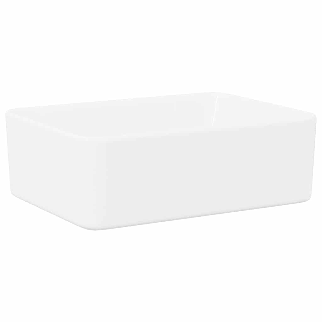 Νιπτήρας Λευκός 40 x 30 x 13 εκ. Κεραμικός - PAKOBAZAAR