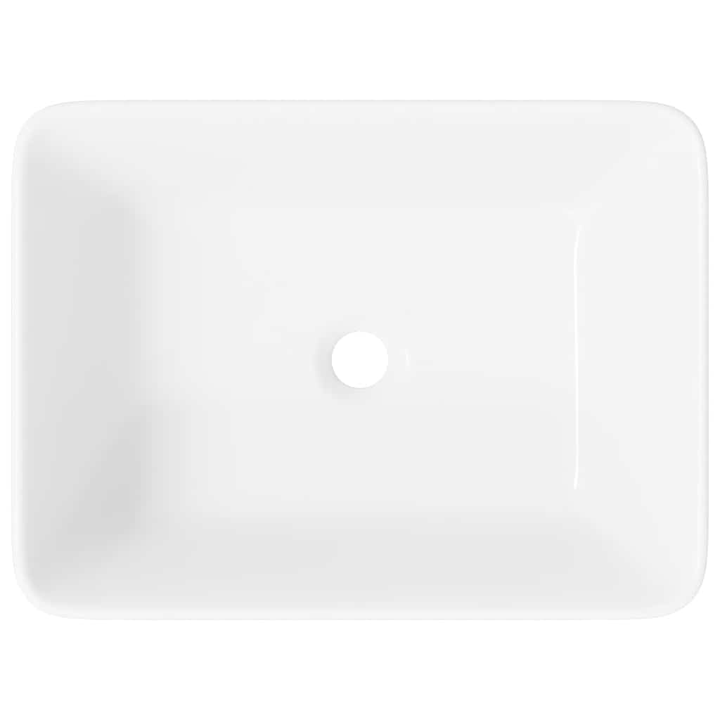 Νιπτήρας Λευκός 40 x 30 x 13 εκ. Κεραμικός - PAKOBAZAAR