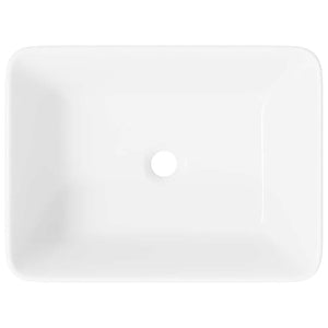 Νιπτήρας Λευκός 40 x 30 x 13 εκ. Κεραμικός - PAKOBAZAAR