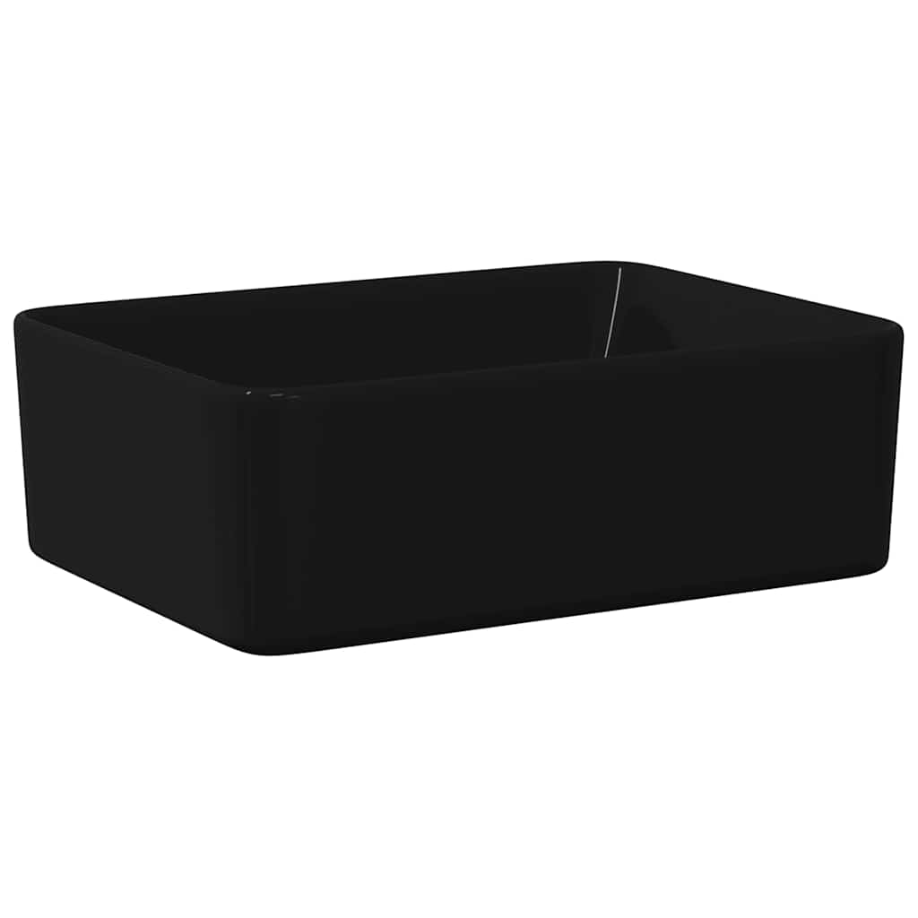 Νιπτήρας Μαύρος 40 x 30 x 13 εκ. Κεραμικός - PAKOBAZAAR