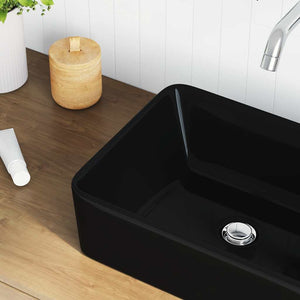 Νιπτήρας Μαύρος 40 x 30 x 13 εκ. Κεραμικός - PAKOBAZAAR