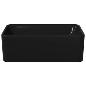 Νιπτήρας Μαύρος 40 x 30 x 13 εκ. Κεραμικός - PAKOBAZAAR