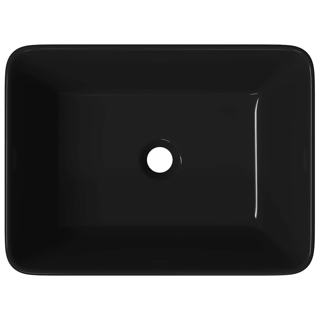 Νιπτήρας Μαύρος 40 x 30 x 13 εκ. Κεραμικός - PAKOBAZAAR