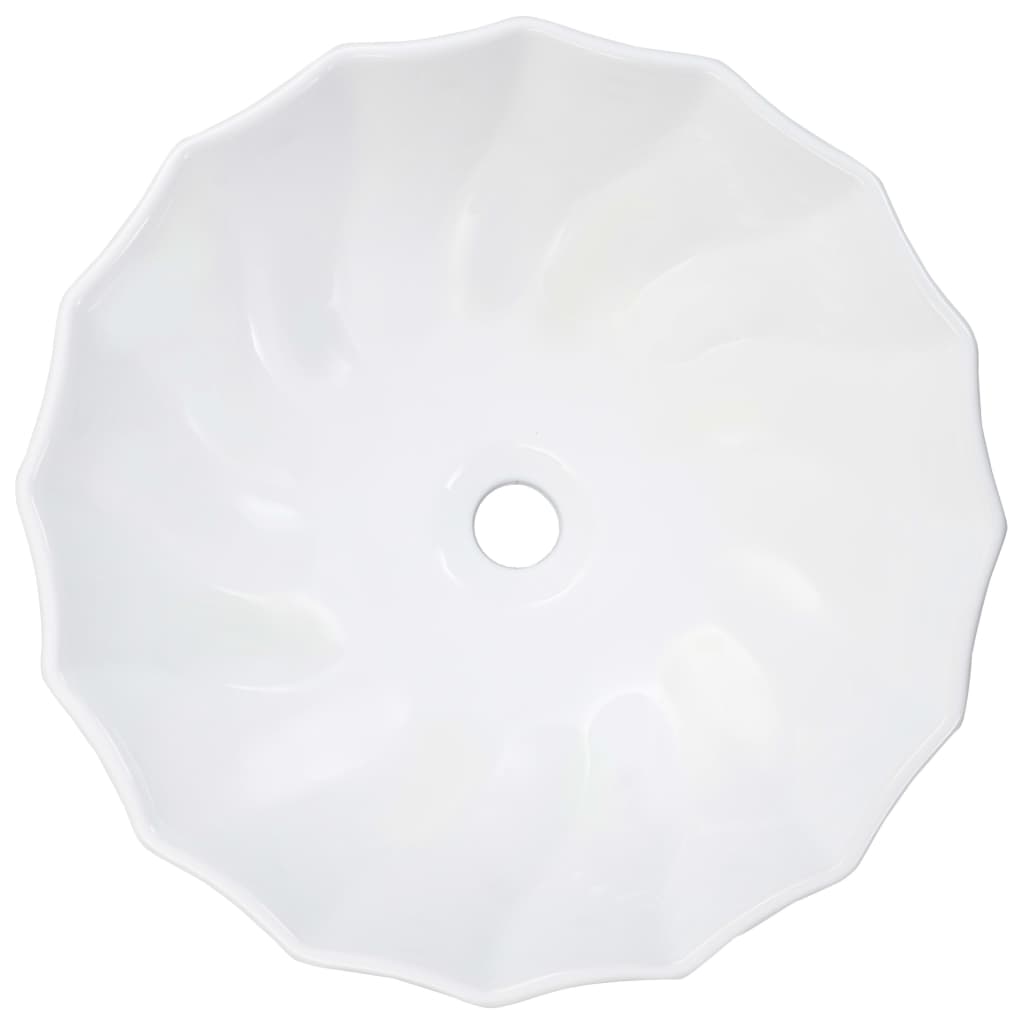 Νιπτήρας Λευκός 46 x 17 εκ. Κεραμικός - PAKOBAZAAR