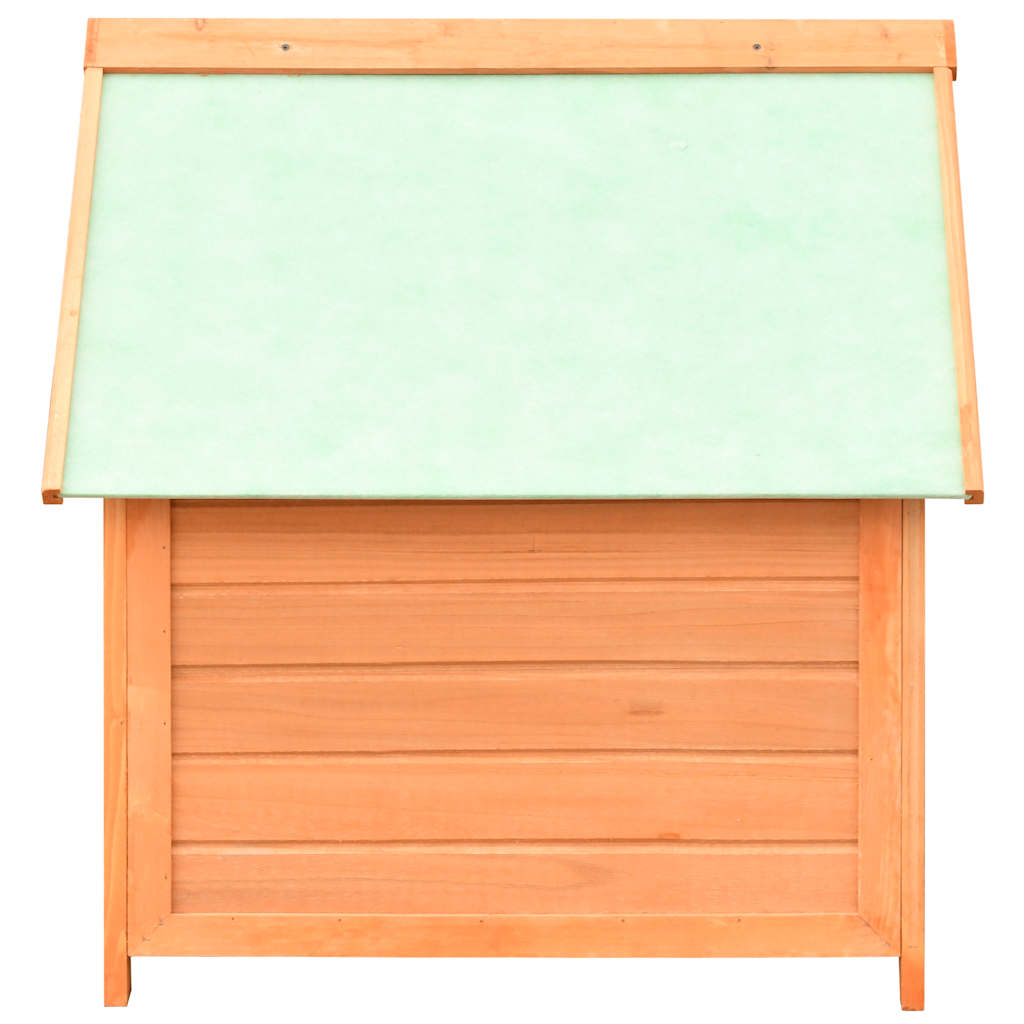 Σπιτάκι Σκύλου 72 x 85 x 82 εκ. από Μασίφ Ξύλο Πεύκου & Ελάτης - PAKOBAZAAR