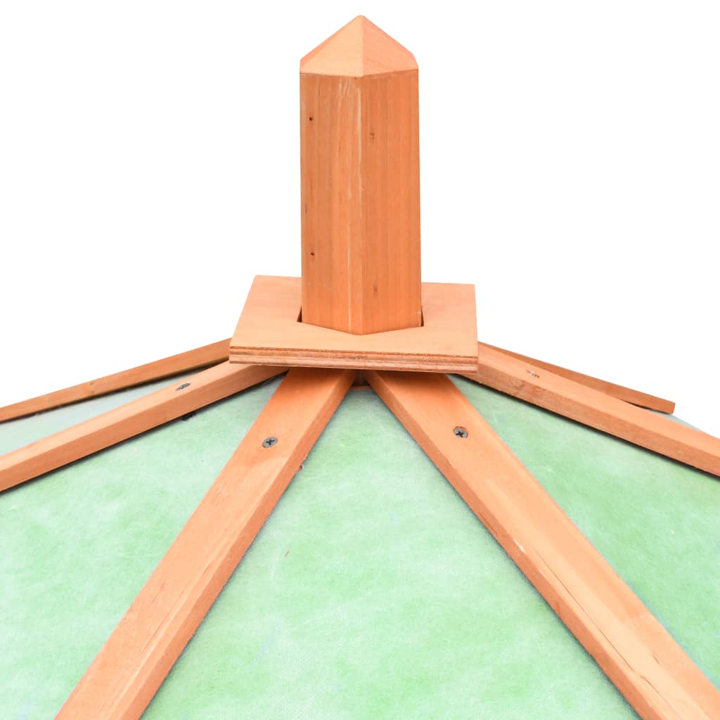 Κοτέτσι 126 x 117 x 125 εκ. από Μασίφ Ξύλο Πεύκου και Ελάτης - PAKOBAZAAR