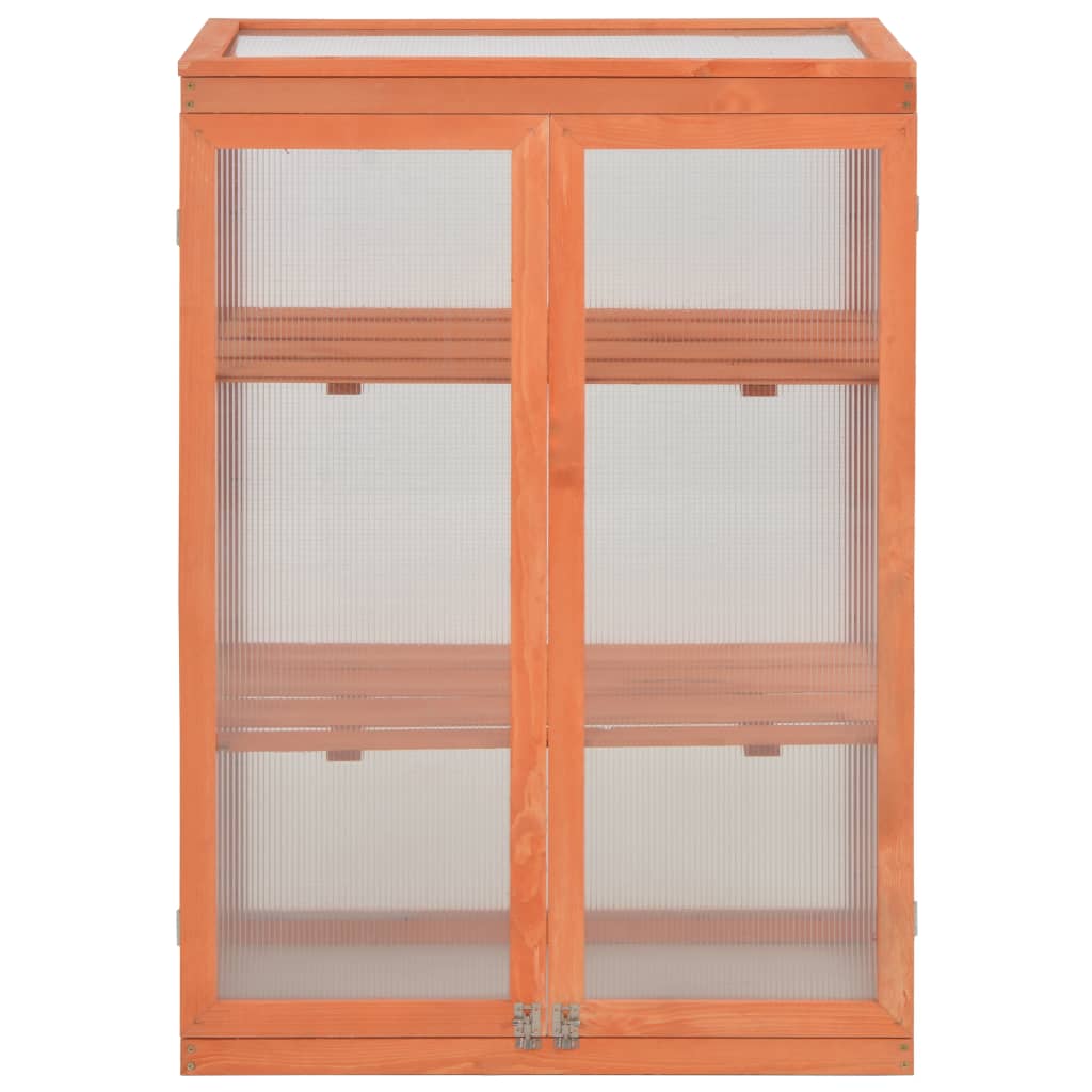 Θερμοκήπιο 75 x 47 x 109 εκ. Ξύλινο - PAKOBAZAAR