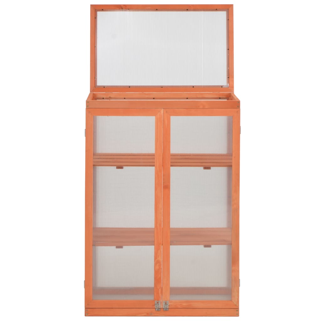 Θερμοκήπιο 75 x 47 x 109 εκ. Ξύλινο - PAKOBAZAAR