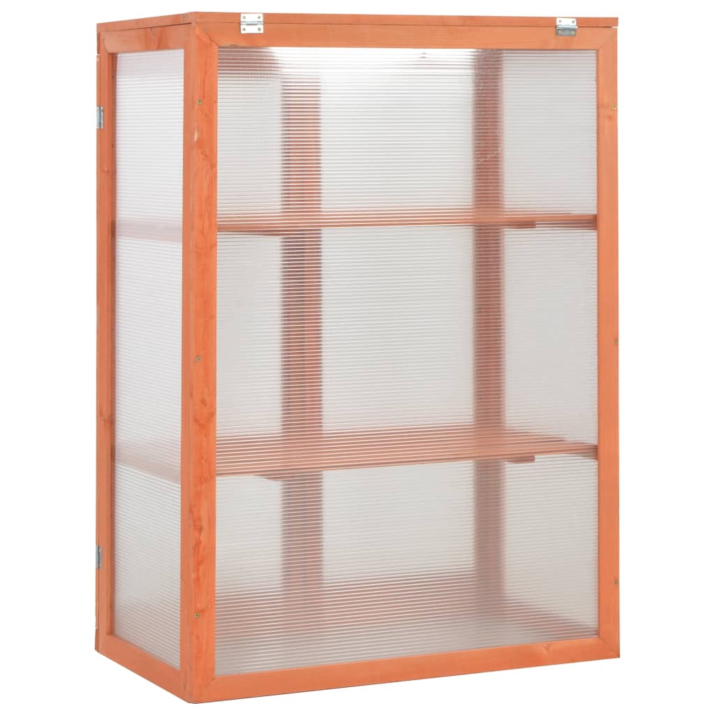 Θερμοκήπιο 75 x 47 x 109 εκ. Ξύλινο - PAKOBAZAAR