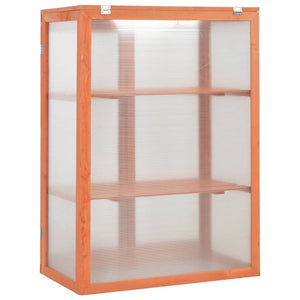 Θερμοκήπιο 75 x 47 x 109 εκ. Ξύλινο - PAKOBAZAAR