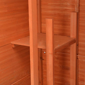 Αποθήκη Κήπου 71 x 60 x 213 εκ. Ξύλινη - PAKOBAZAAR