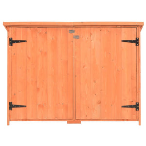 Αποθήκη Κήπου 128x42x91 εκ. Ξύλινη - PAKOBAZAAR