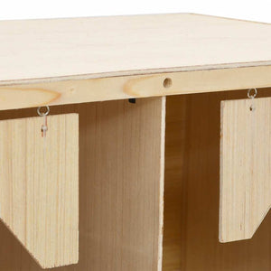 Φωλιά για Κότες με 5 Θέσεις 117x33x38 εκ. από Μασίφ Ξύλο Πεύκου - Pakobazaar