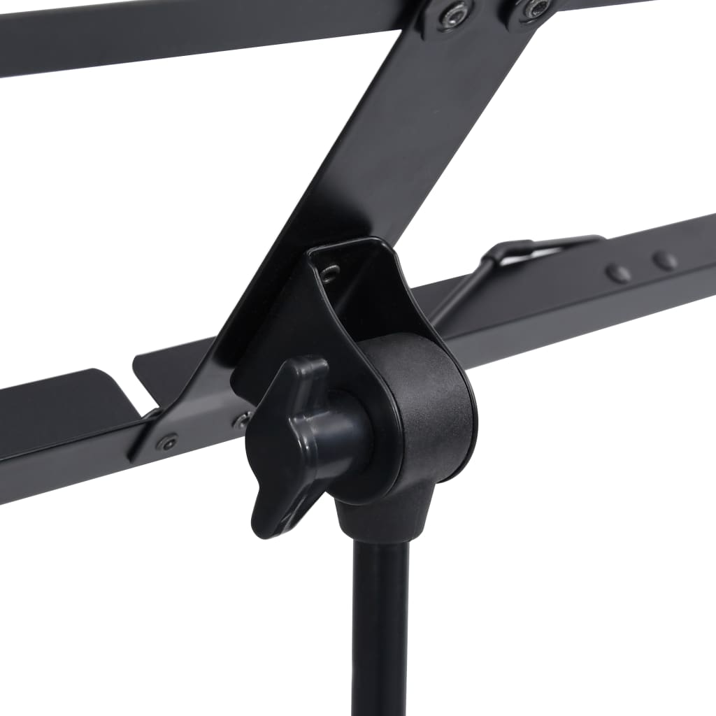 Αναλόγιο Μουσικής Μαύρο Ατσάλινο