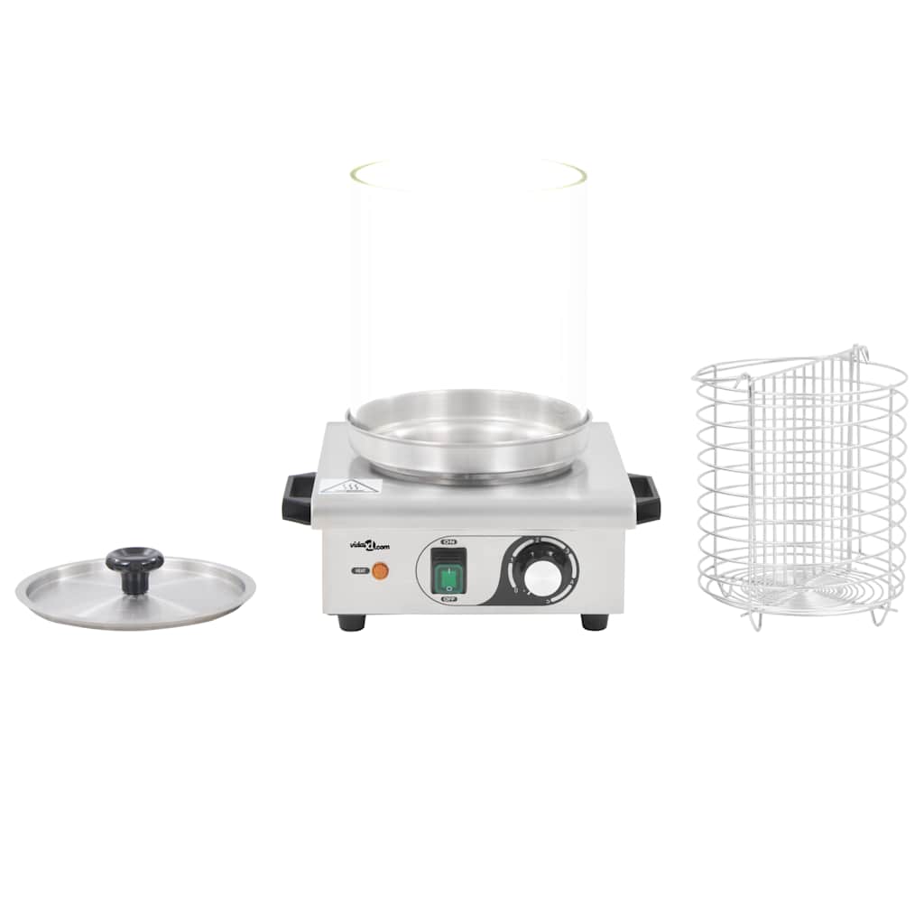 Συσκευή Hot Dog 450 W από Ανοξείδωτο Ατσάλι