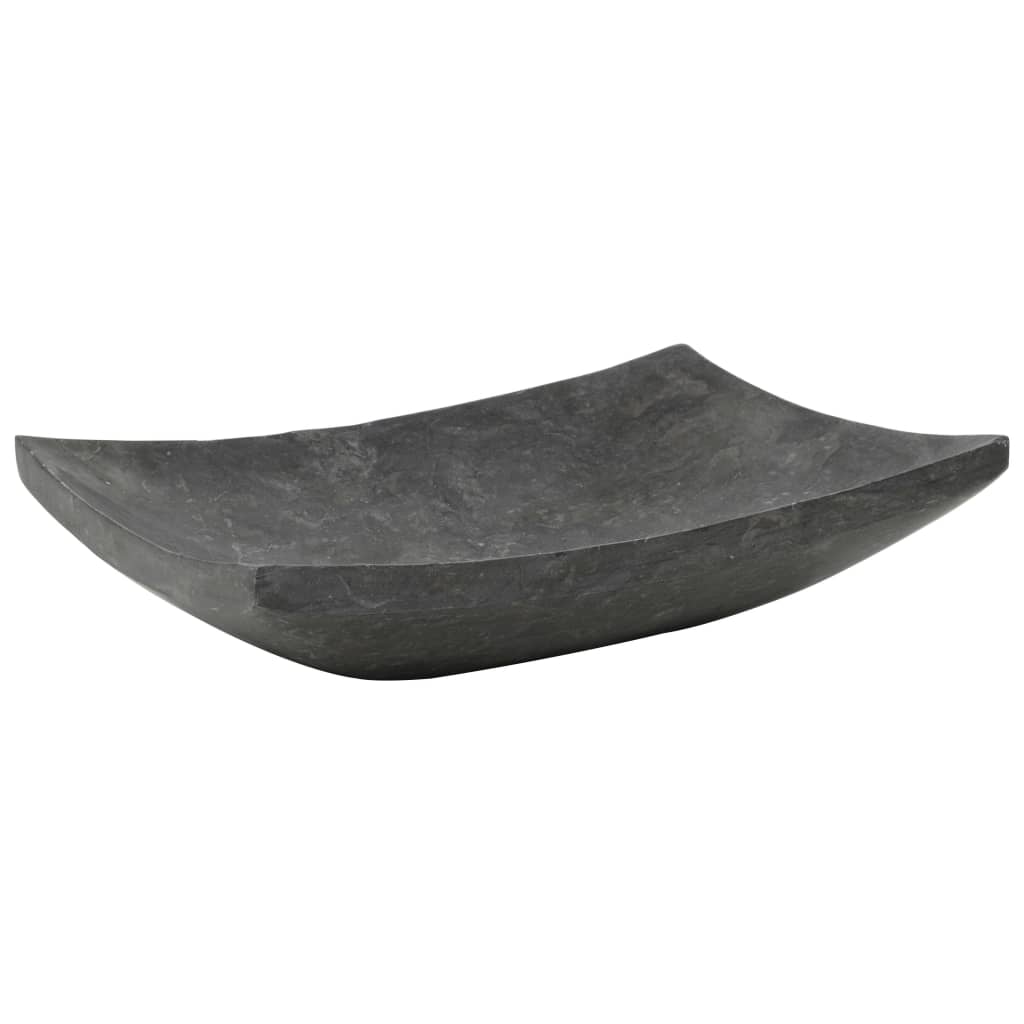 Νιπτήρας Μαύρος 50 x 35 x 12 εκ. Μαρμάρινος - Pakobazaar