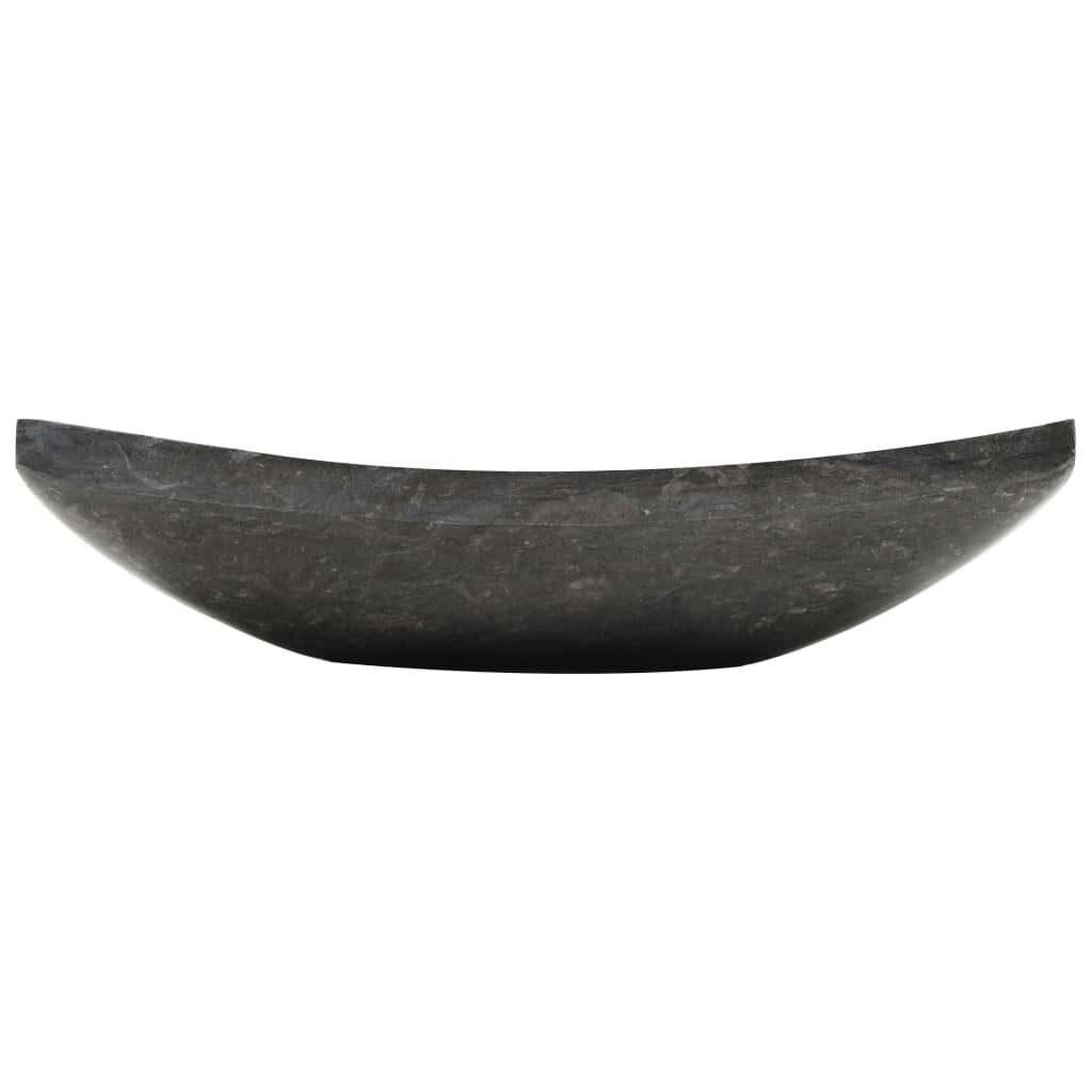 Νιπτήρας Μαύρος 50 x 35 x 12 εκ. Μαρμάρινος - Pakobazaar