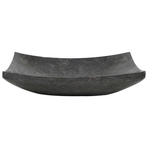 Νιπτήρας Μαύρος 50 x 35 x 12 εκ. Μαρμάρινος - Pakobazaar