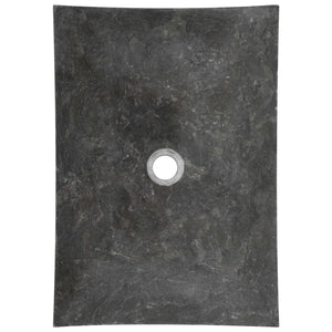 Νιπτήρας Μαύρος 50 x 35 x 12 εκ. Μαρμάρινος - Pakobazaar