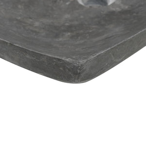 Νιπτήρας Μαύρος 50 x 35 x 12 εκ. Μαρμάρινος - Pakobazaar