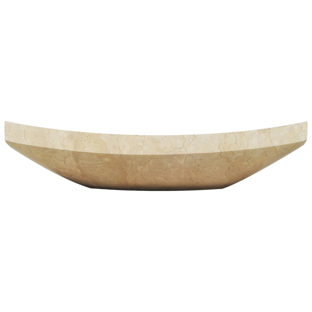 Νιπτήρας Κρεμ 50 x 35 x 12 εκ. Μαρμάρινος