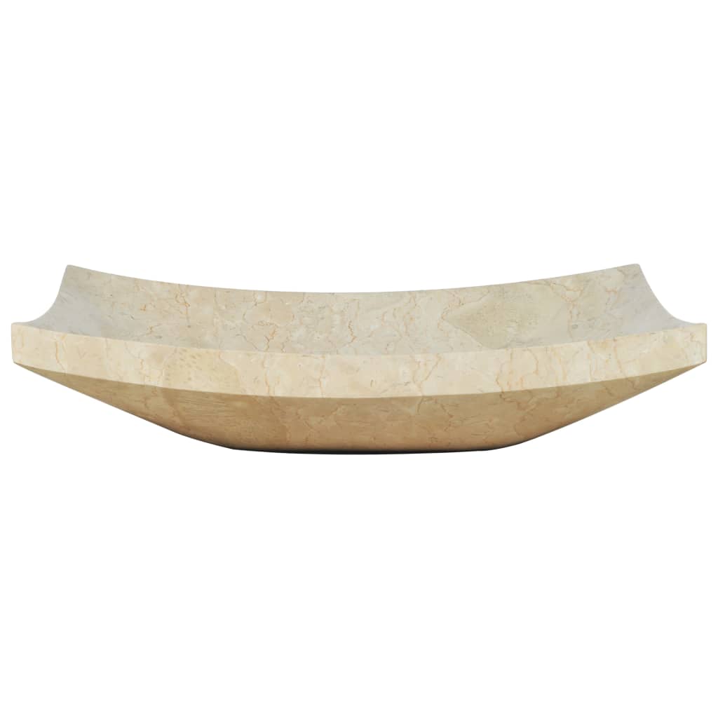 Νιπτήρας Κρεμ 50 x 35 x 12 εκ. Μαρμάρινος