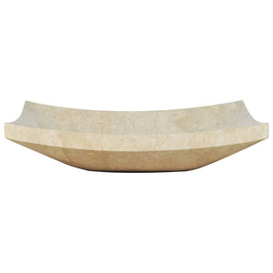 Νιπτήρας Κρεμ 50 x 35 x 12 εκ. Μαρμάρινος