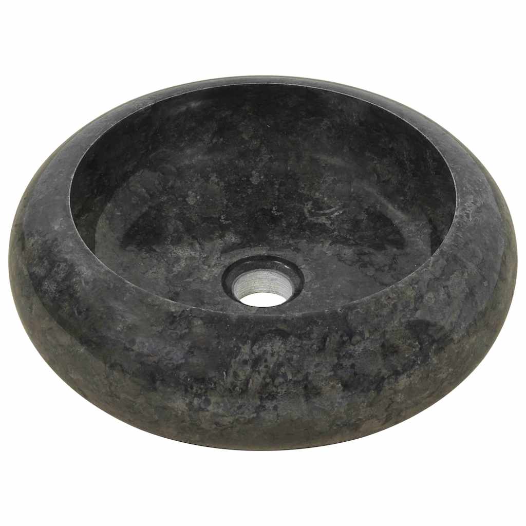 Νιπτήρας Μαύρος 45 x 12 εκ. Μαρμάρινος - PAKOBAZAAR